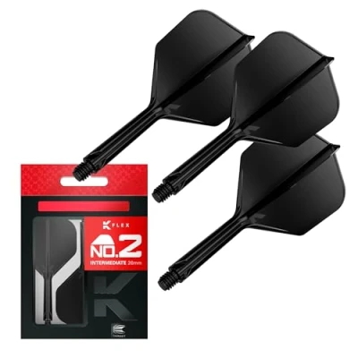 Afbeelding van TARGET K FLEX BLACK NO2 DART FLIGHTS INTERMEDIATE