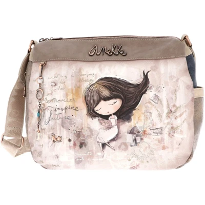 Afbeelding van Anekke Schoudertas, Dames, Maat: One Size, Beige