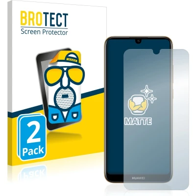 Afbeelding van BROTECT Screenprotector voor Huawei Y6 2019 / Pro Folie Beschermfolie matte (2 Stuks)