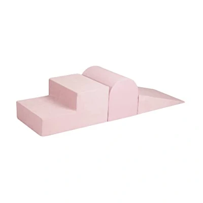 Afbeelding van 3 delige roze foam speelset zonder ballenbak Ballenbakje.nl