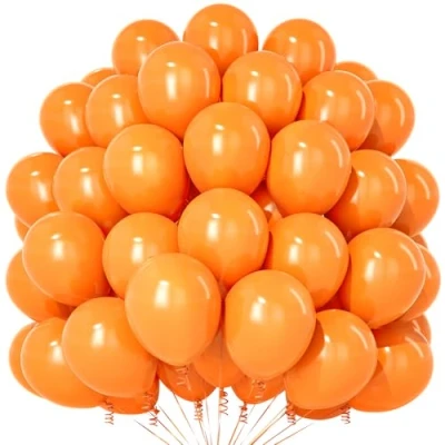 Afbeelding van Teselife Oranje Ballonnen, 100 Stuks 12 Inch Mat Feest Ballonnen Voor Vrouwen Meisjes Verjaardag Jubileum Bruiloft Verloving Babyshower Halloween Afstuderen Decoraties