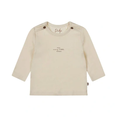 Afbeelding van Dirkje baby longsleeve met tekst offwhite