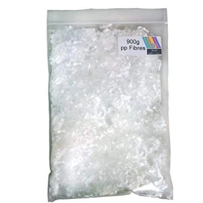 Afbeelding van Bouwen met kleur BWC900g 900g zakken x 18mm Polyproyleen (pp) vezels voor beton en dekvloer vermindert krimp kraken