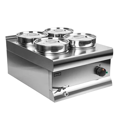 Afbeelding van Lincat Silverlink 600 bain marie BS4W 4 x 4,5L, 32,5(h) 45(b) 60(d)cm, 230V