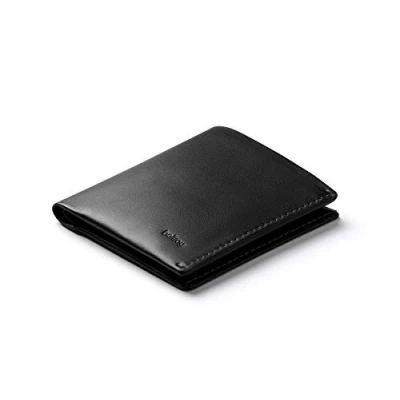 Afbeelding van Bellroy Note Sleeve, dunne lederen portemonnee, RFID edities beschikbaar (max. 11 pasjes en biljetten) Black