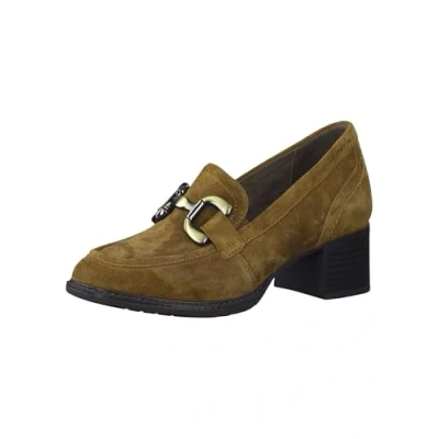 Afbeelding van Tamaris Vrouwen 8 84309 41 Pomp, Camel Suede, 2 UK Wide