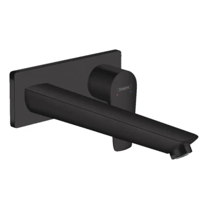 Afbeelding van Hansgrohe wastafelmengkraan talis e 2 gats mat zwart 71734670