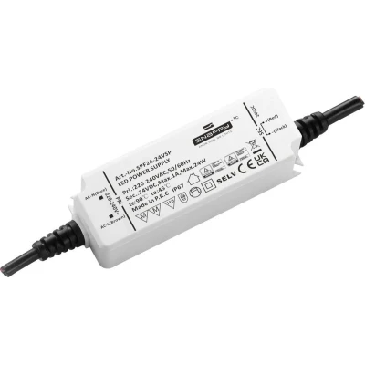 Afbeelding van Dehner Elektronik SPF 24 24VSP LED transformator, driver Constante spanning W 1 A V Geschikt voor meubels, Overbelastingsbescherming, Overspanning