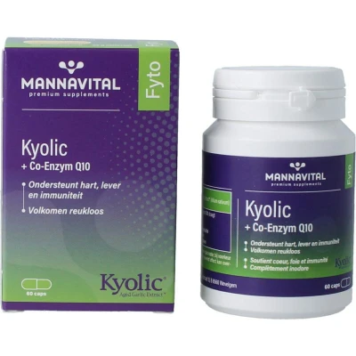 Afbeelding van MannaVital Kyolic &amp; Co Enzym Q10 Capsules
