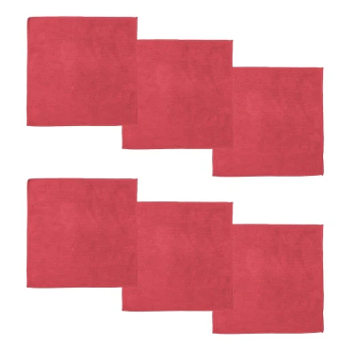 Afbeelding van Microvezeldoek DDDDD Billie Red 30 x cm (6 Delig)