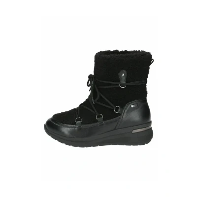 Afbeelding van Caprice Snowboots, Dames, Maat: 38, Black comb Leer en textiel