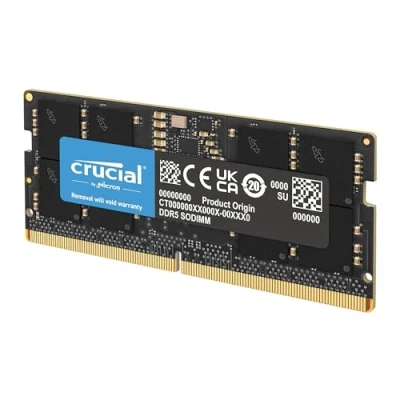 Afbeelding van Crucial DDR5 5600 12GB SODIMM CL46 (16Gbit) (5600 MHz, RAM, SO DIMM), RAM