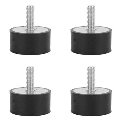 Afbeelding van Rubber Mount, 4 stks Mount Anti Trillingen Spoel Isolator Demper M8 M10 voor Luchtcompressoren Dieselmotoren Benzinemotoren(VE40*30 M10*25)