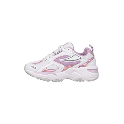 Afbeelding van FILA CR CW02 RAY Tracer Kids Sneaker, White Fair Orchid, 31 EU