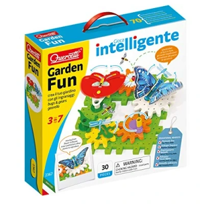 Afbeelding van Quercetti 2367 Tuin Fun Georello Bugs &amp; Gears Bouw Bouwspeelgoed, Versnellingen Bouwset