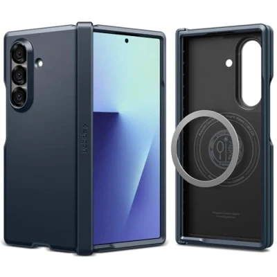 Afbeelding van Spigen Tough Armor Pro MagFit Case Voor Samsung Galaxy Z Fold 7 hoesje, Compatibel met MagSafe Metal Slate