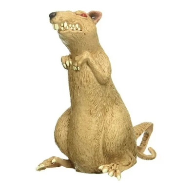 Afbeelding van Halloweenversiering rat Feestdecoratievoorwerp One size