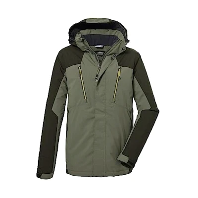 Afbeelding van killtec Heren Functioneel jack/outdoorjack met afritsbare capuchon KOW 25 MN JCKT, olive, XXL, 39708 000
