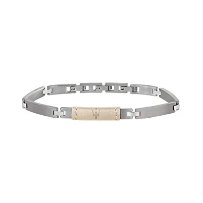 Afbeelding van MASERATI Armband Mannen Gemaakt van STAHL LEDER JM218AMD03