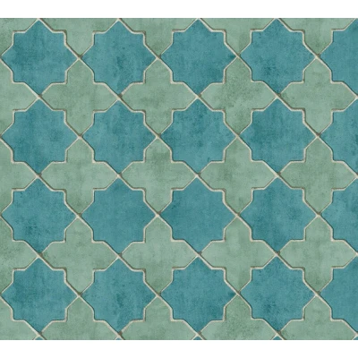 Afbeelding van AS Creation New Walls 37421 4 374214 Blauw / Groen