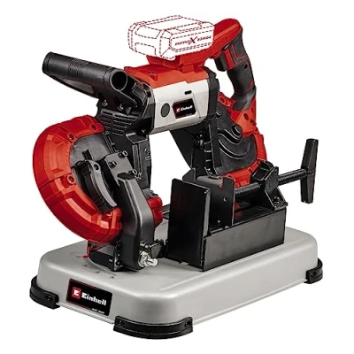 Afbeelding van Einhell accu Bandzaag TE MB 18/127 U Li Solo Power X Change 18 V/Li Ion Zaagsnelheid: 120 m/min Zaaghoogte: 115 mm Zaagbreedte: 127 Hoekverstelling 0 tot 47 Incl. 2x zaagband Excl. en lader