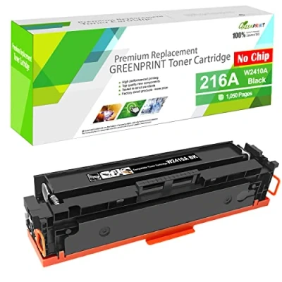 Afbeelding van [ GEEN chip, met gereedschap ] Compatibele Tonercartridge W2410A 216A Zwart 1050 Pagina&#039;s GREENPRINT voor HP Color Laserjet Pro M155 M155a M155nw MFP M182 M183 M182n M182nw M183fw CHIP