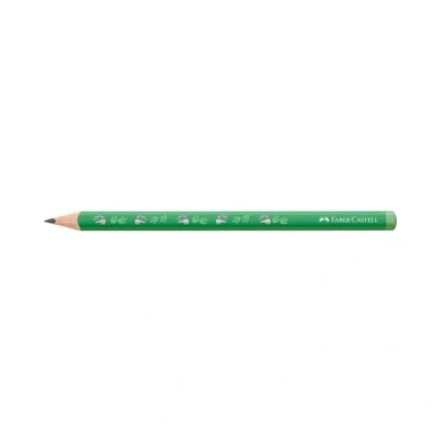 Afbeelding van Potlood Faber Castell grafiet Jumbo Dino HB groen per 10