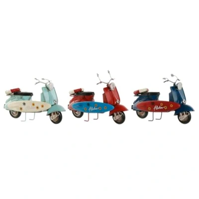 Afbeelding van Home ESPRIT Decoratief motorfiguur, 26,5 x 11 17 cm (3 stuks)