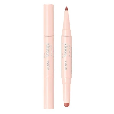 Afbeelding van Pupa Vamp! Creamy Duo Contouring Lip Pencil &amp; Shiny Lipstick Peach Nude 007 5% korting code PUPA5