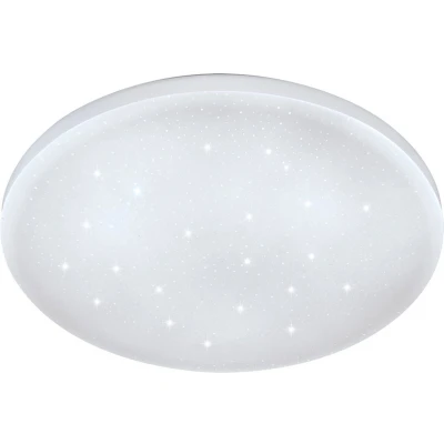 Afbeelding van EGLO Frania S Plafondlamp LED Ø 22 cm Wit Glinsterend