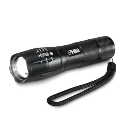 Afbeelding van H&amp;S T6 LED militaire zaklamp Waterdichte zaklantaarn op AAA batterijen Met 5 helderheidsstanden Zaklampen voor kamperen Zonder