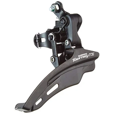 Afbeelding van Shimano Voorderailleur 6/7 speed Tourney TZ FD TZ510 down swing met hoge klem ø31,8 mm 48T