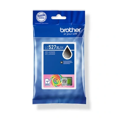Afbeelding van Brother LC527XLBK inktcartridge 1 stuk(s) Origineel Hoog (XL) rendement Zwart