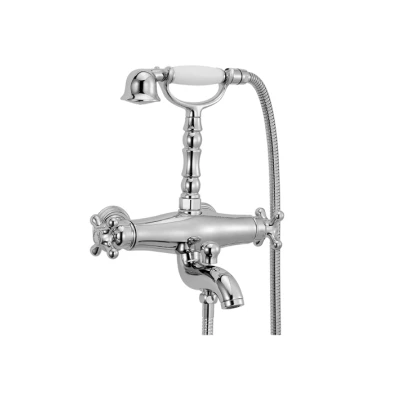 Afbeelding van Huber Croisette Badmengkraan met thermostaat Brons CST3301027