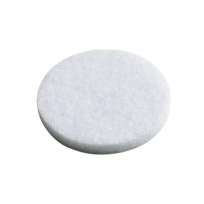 Afbeelding van Metafranc Viltglijders zelfklevend effectieve bescherming van uw meubels en stoelen / meubelglijders set voor gevoelige vloeren stoelglijders vloerglijders Ø 17 mm (20 Stuk) wit