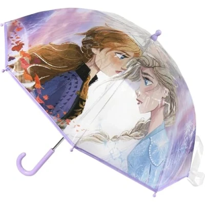 Afbeelding van Lilapaarse Disney Frozen 2 Anna en Elsa paraplu voor meisjes 71 cm Paraplu&quot;;s
