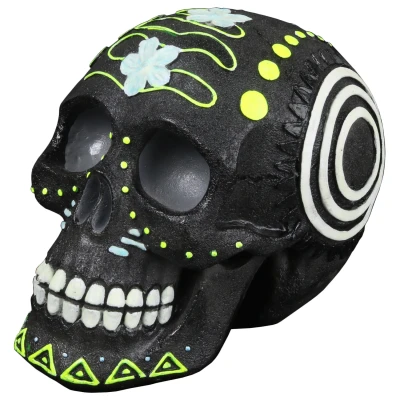 Afbeelding van Aqua Della Dia De Los Muertos Schedel 4 Aquarium Ornament 16.7x11.7x13.2 cm