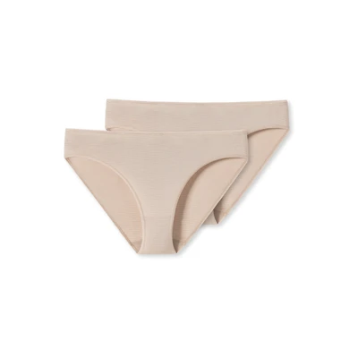 Afbeelding van Schiesser 2PACK Tai Dames Onderbroek sand Maat S