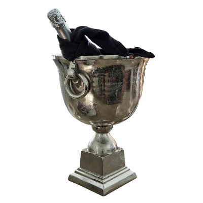 Afbeelding van LOBERON Champagnekoeler Pewsey zilverkleurig