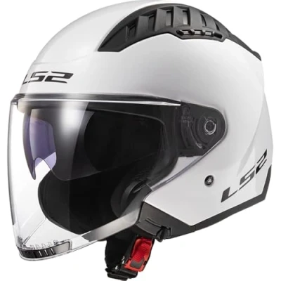 Afbeelding van LS2 OF600 Copter II Jet Helm, wit, afmeting L voor man
