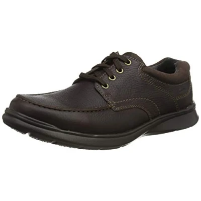 Afbeelding van Clarks Cotrell Edge heren Derbys, Bruin olieachtig, 45 EU Breed