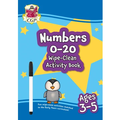 Afbeelding van New Numbers 0 20 Wipe Clean Activity Book for Ages 3 5 (with pen)