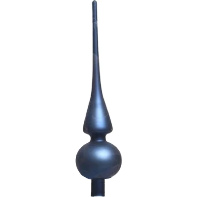 Afbeelding van Decoris Kerstboompiek donkerblauw mat 26 cm