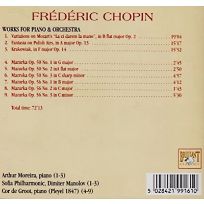 Afbeelding van Chopin Variations On Mozart Arthur Moreira