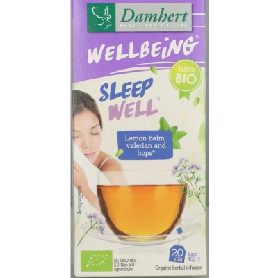 Afbeelding van 6x Damhert Wellbeing Thee Goede Nachtrust 20 stuks