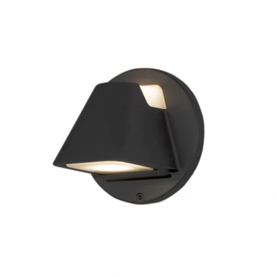 Afbeelding van Konstsmide Hild 426 750 Buitenlamp (wand) LED GU10 14 W Zwart