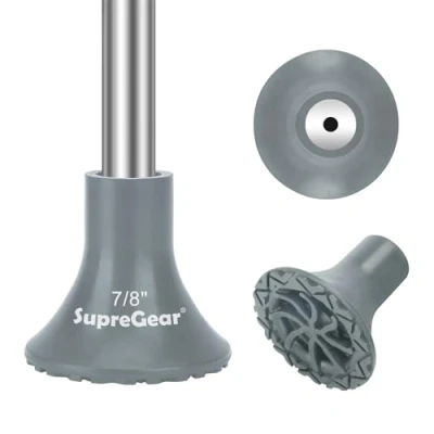 Afbeelding van supregear Wandelstok Vervangende Tip, 22 mm Extreme Grip Antislip Zware Rubber Tip Voor Alle Terreinen Vouwbare Offset Quad Pod/Tripod Accessoire