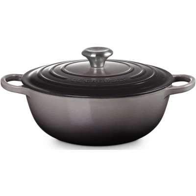 Afbeelding van Braadpan Le Creuset Marmite Gietijzer Flint 26 cm