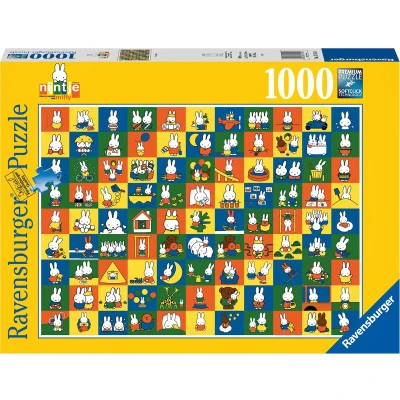 Afbeelding van Ravensburger Puzzel 1000 stukjes licenties 99 nijntjes