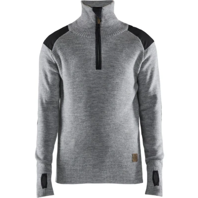 Afbeelding van Blaklader Wollen sweater 4630 1071 Grijs mêlee/Donkergrijs S